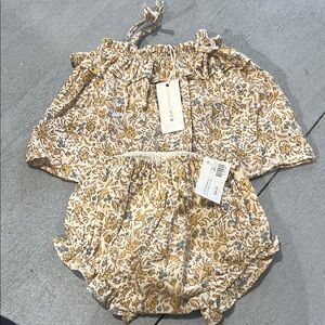 Rylee & Cru Floral Baby Outfit Set